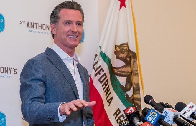 Governor Gavin Newsom. Photo: Jane Philomen Cleland