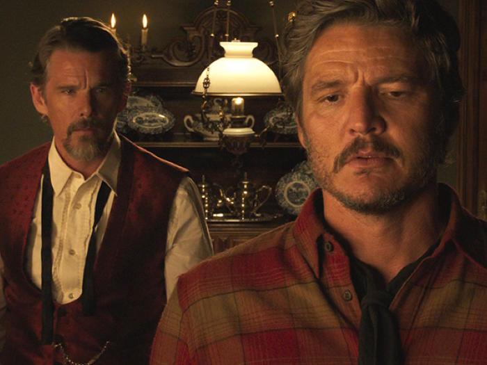 Ethan Hawke and Pedro Pascal in  "Strange Way of Life" (photo: Sony Pictures Classics)